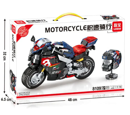 Motorcycle Model Building Block Toy