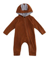 Baby Deer Hooded Jumpsuit