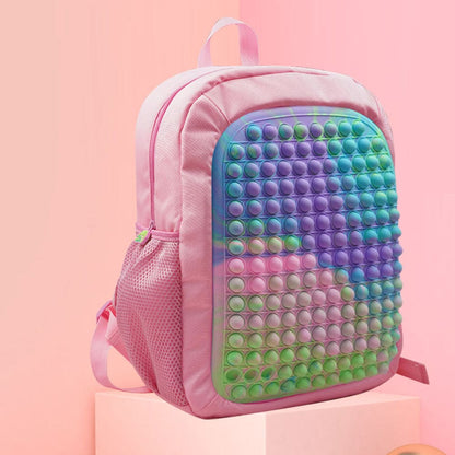 BreezeEase Decompression Junior High Backpack: Lightweight, Spacious, and Stylish! 🌟🎒