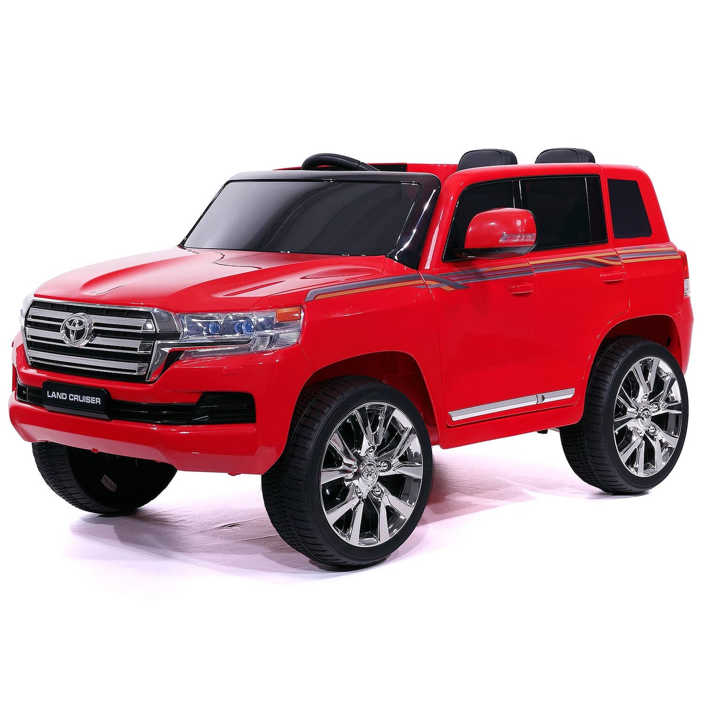 Toyota Land Cruiser 12V Kids Ride-On Car with R/C Parental Remote | Red