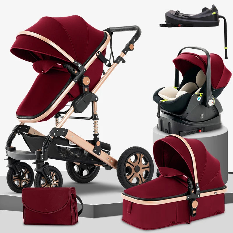 WanderWheels: 3-in-1 Portable Baby Stroller & Car Seat Combo