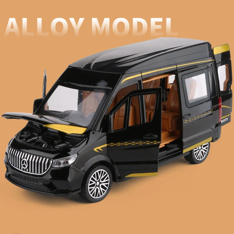 1:24 Scale Alloy Benz Sprinter MPV Van Toy Car: Miniature Precision and Style!