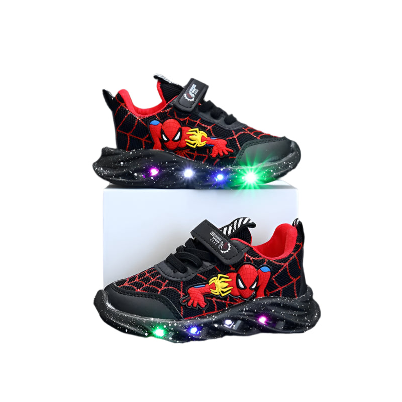 Breathable running shoes Spiderman with LED for children Multivariant-1