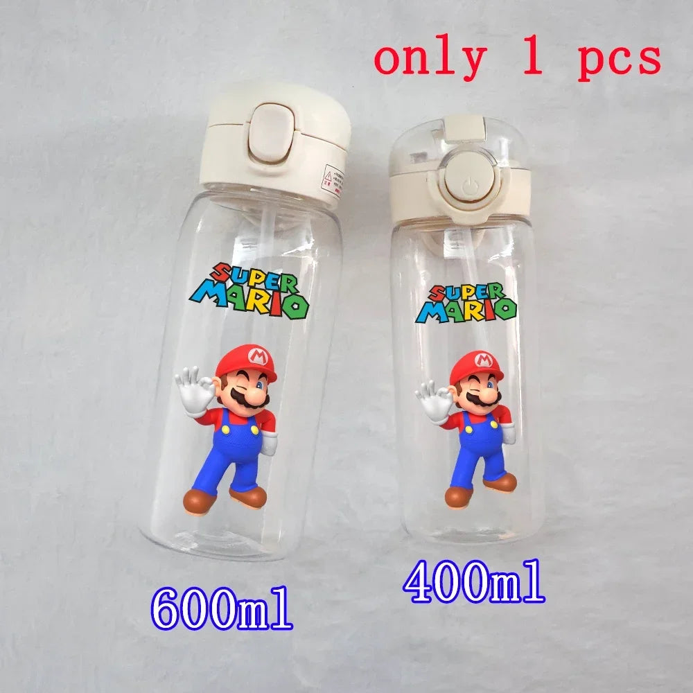 Super Mario Adventure Water Bottles: Hydrate with Heroes