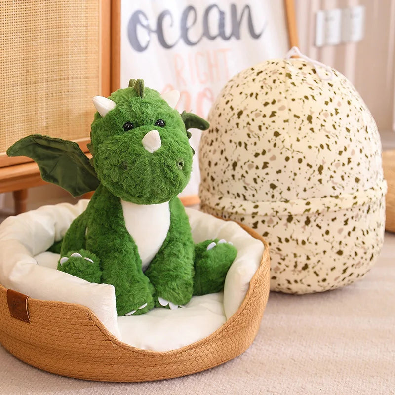 DinoSurprise: Transforming Dinosaur Egg Plush Toy