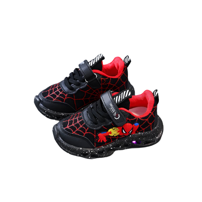 Breathable running shoes Spiderman with LED for children Multivariant-5