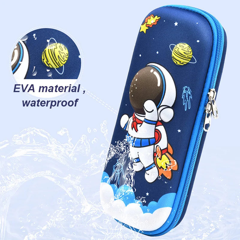 3D decorated EVA Pencil Box for children multivariant-4