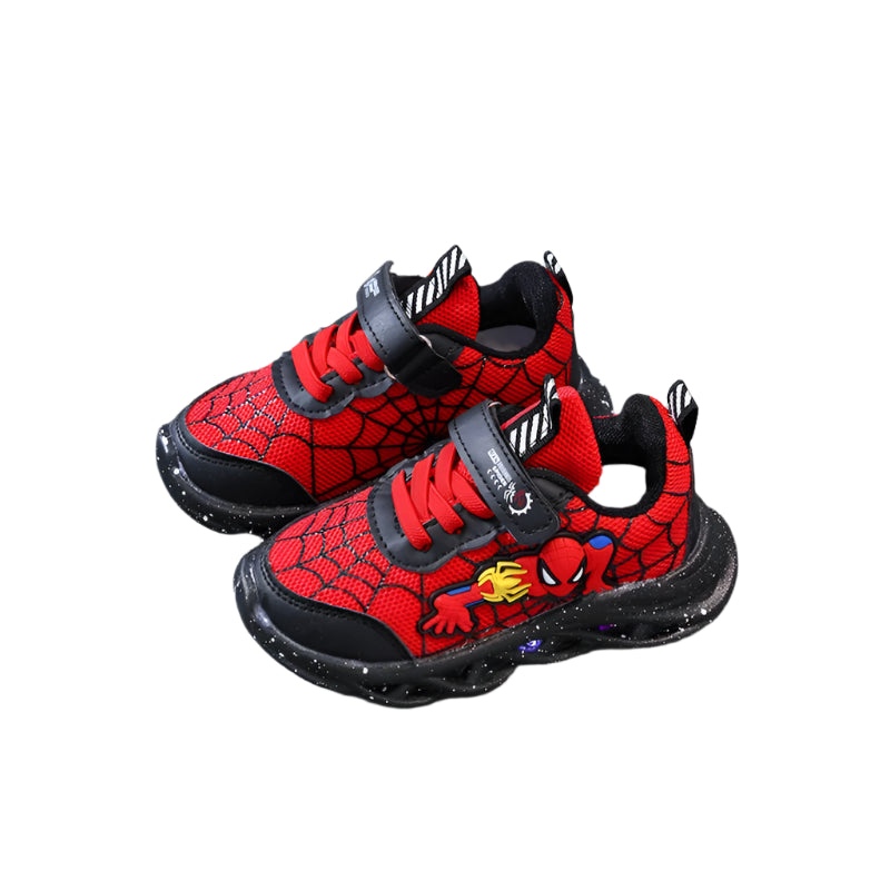 Breathable running shoes Spiderman with LED for children Multivariant-6