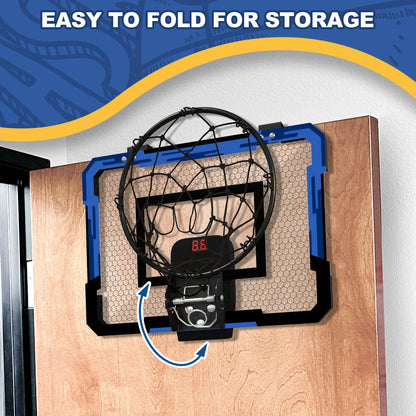 Slam Dunk Fun: Foldable Basketball Hoop Set for Kids 3+