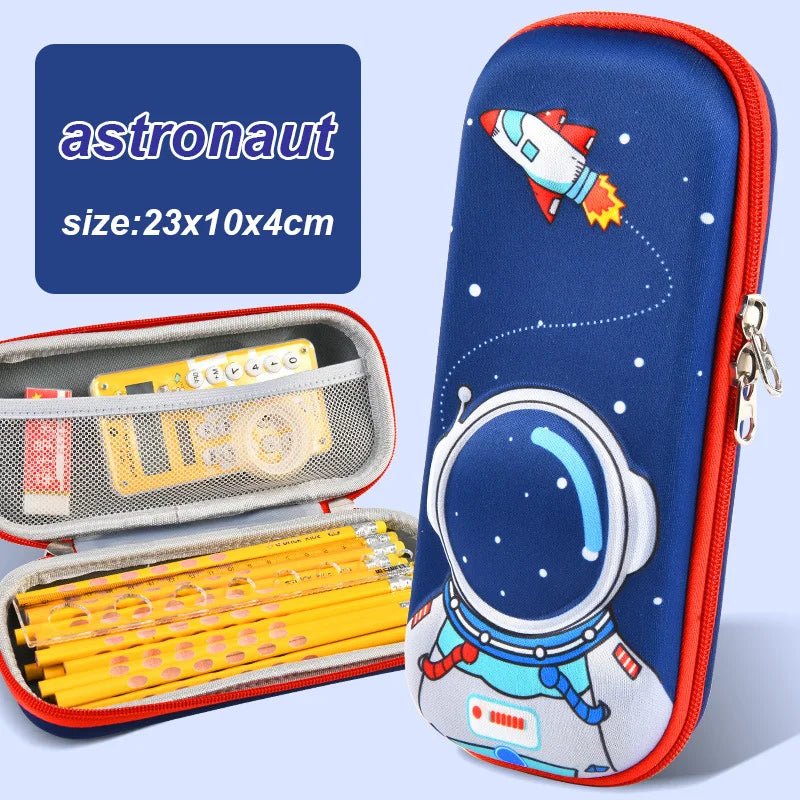 3D decorated EVA Pencil Box for children multivariant-6