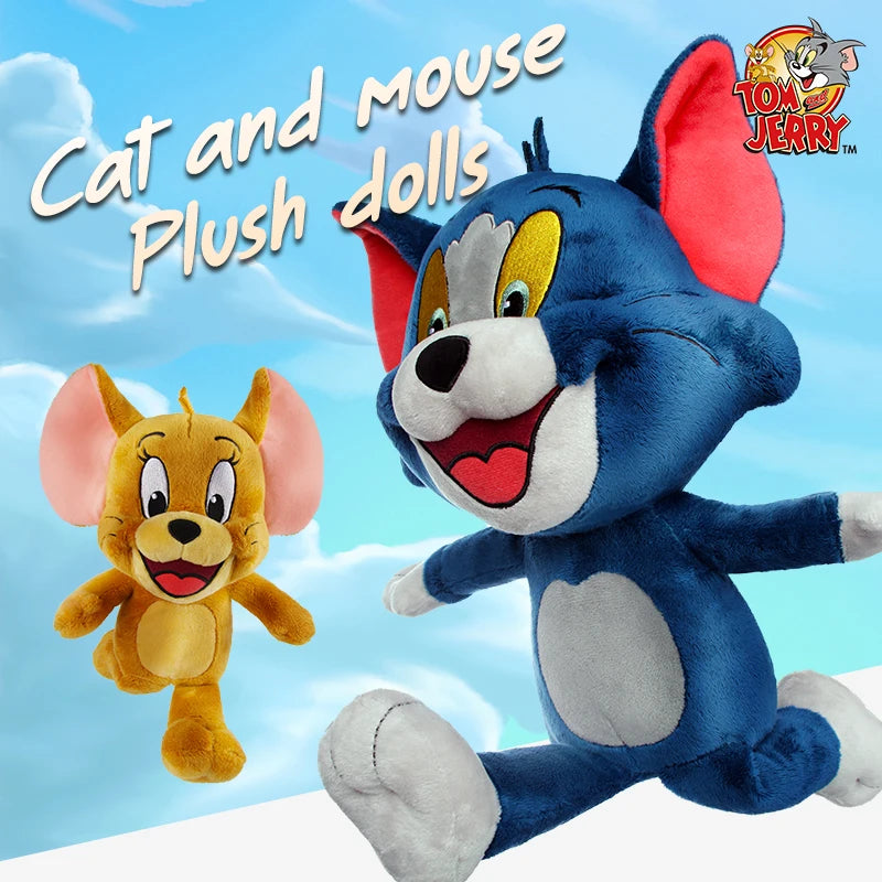 Tom and Jerry Snuggle Buddies: Adorable Plush Toy for Sweet Dreams and Cuddles!