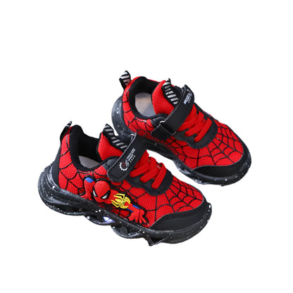 Breathable running shoes Spiderman with LED for children Multivariant-2