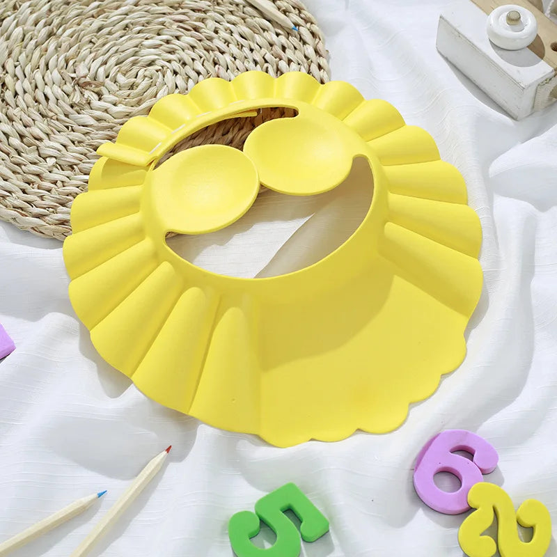 Adjustable Baby Shower Cap: Make Bathtime Fun and Splish-Splash Safe for Your Little One!