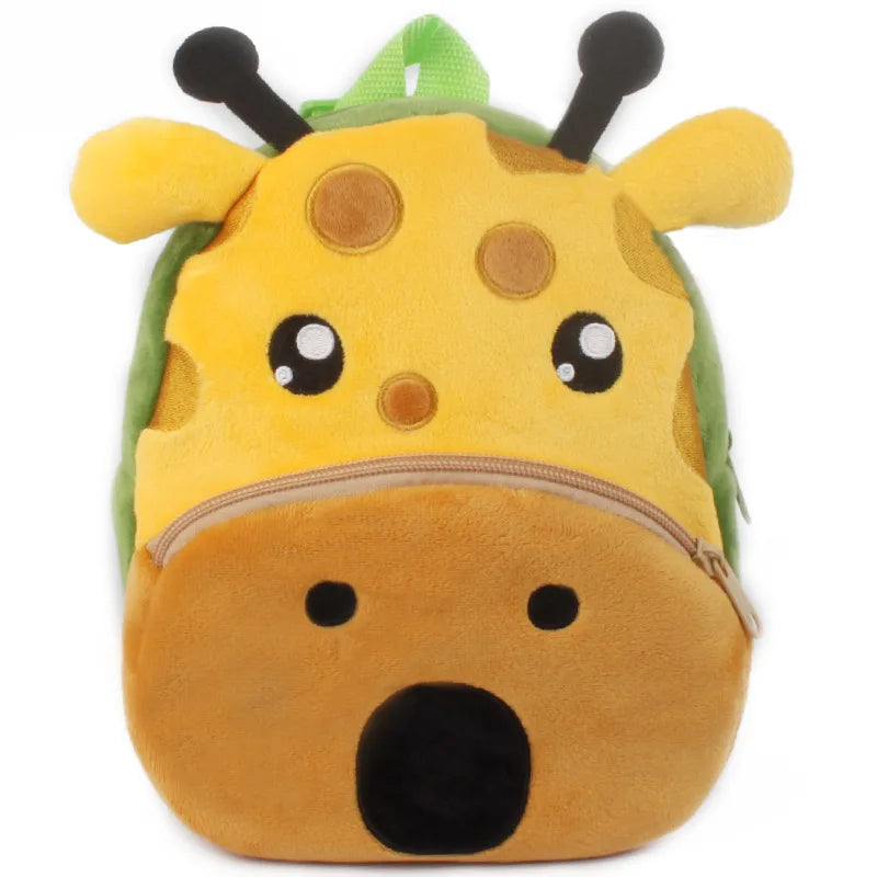 Berry Buddies: Cartoon Strawberry Plush Backpack for Kids