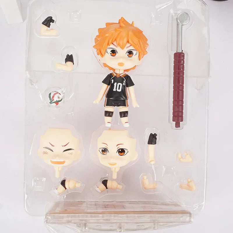 Haikyuu!! Heroes Unleashed: Collectible Figures of Kenma, Hinata, Bokuto, and Nishinoya - Your Anime Dream Team in Miniature! 🏐🌟