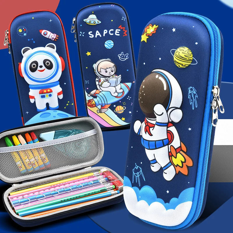 3D decorated EVA Pencil Box for children multivariant-2