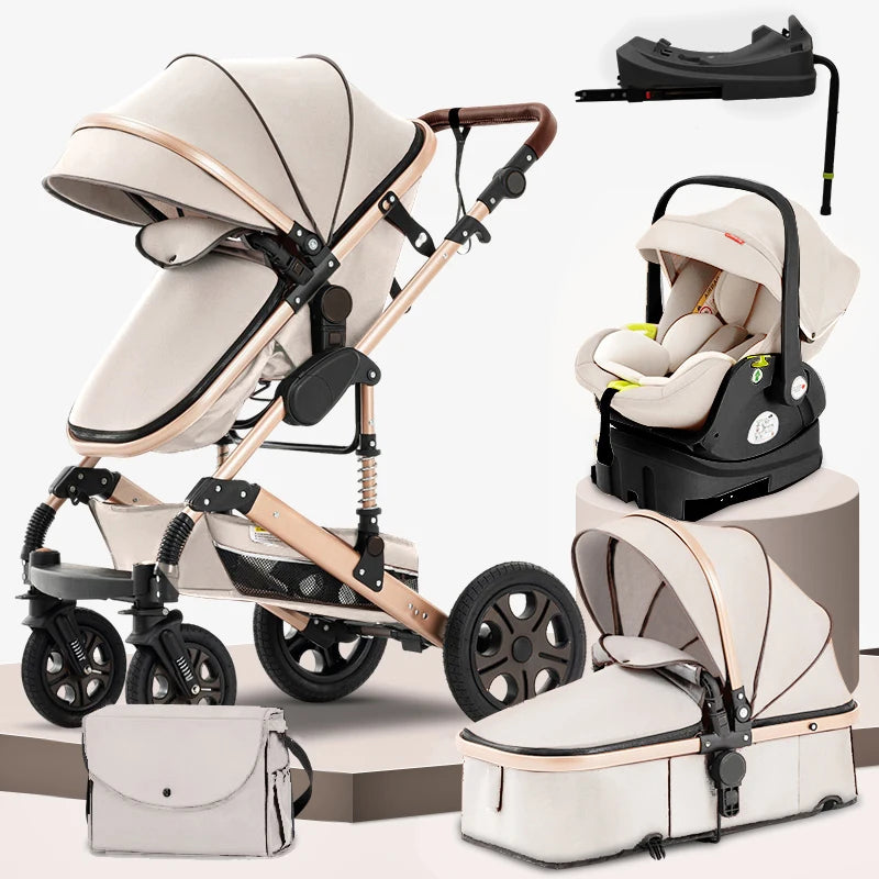 WanderWheels: 3-in-1 Portable Baby Stroller & Car Seat Combo