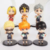 Haikyuu!! Heroes Unleashed: Collectible Figures of Kenma, Hinata, Bokuto, and Nishinoya - Your Anime Dream Team in Miniature! 🏐🌟