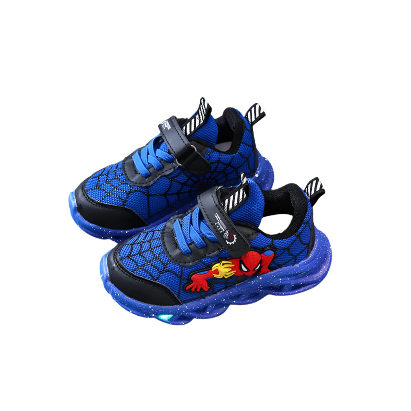 Breathable running shoes Spiderman with LED for children Multivariant-4