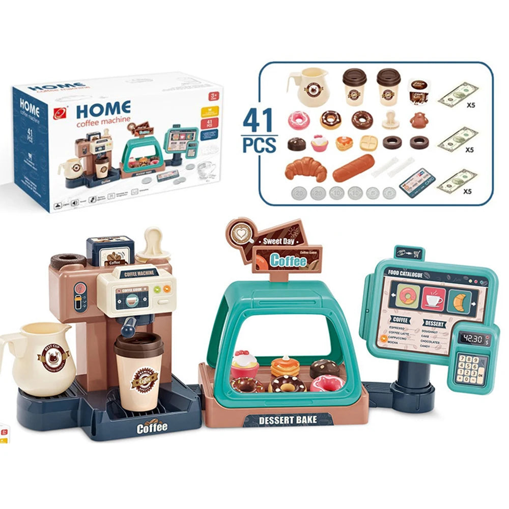 Kids Coffee Machine Toy Set