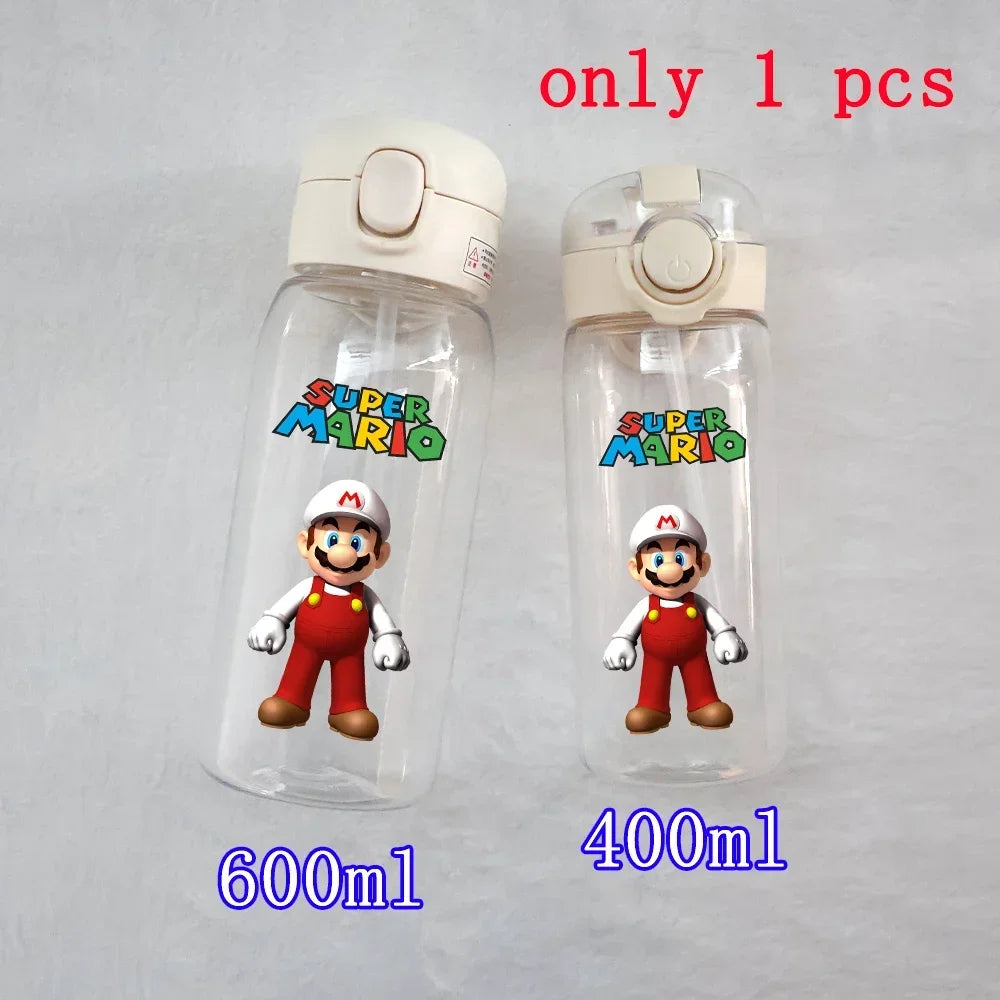 Super Mario Adventure Water Bottles: Hydrate with Heroes