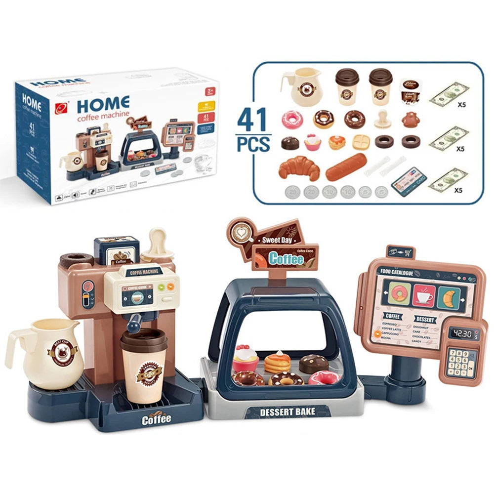 Kids Coffee Machine Toy Set