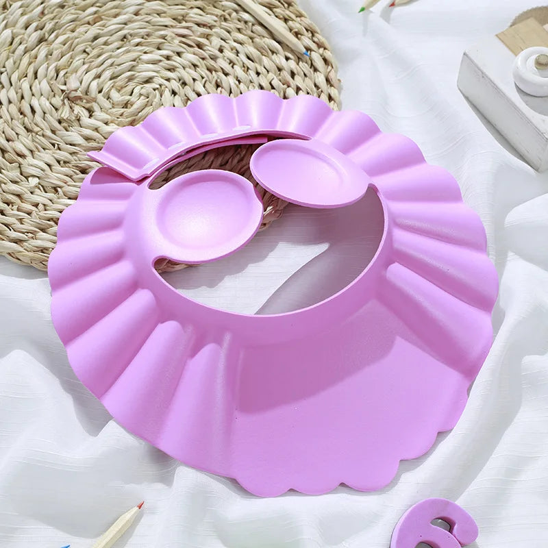 Adjustable Baby Shower Cap: Make Bathtime Fun and Splish-Splash Safe for Your Little One!