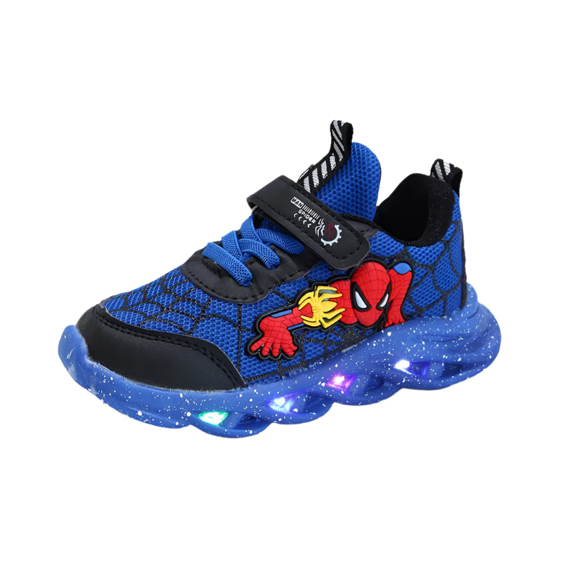 Breathable running shoes Spiderman with LED for children Multivariant-3