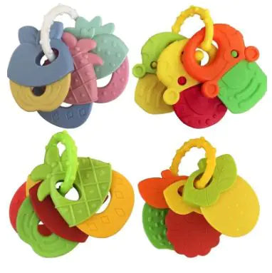 Fruit Rattle Teether Toy