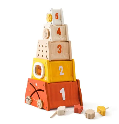 Montessori Wooden 5-in-1 Educational Toy