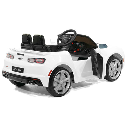 Chevrolet Camaro SS 12V Kids Ride-On Car with Parental Remote Control | White