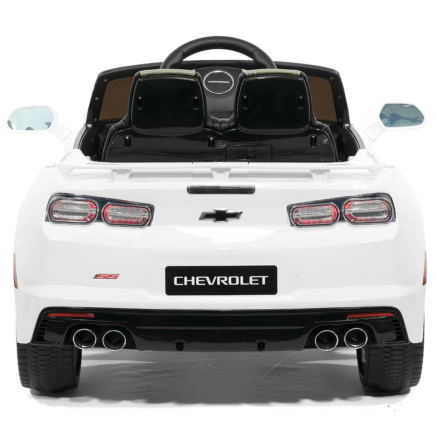 Chevrolet Camaro SS 12V Kids Ride-On Car with Parental Remote Control | White