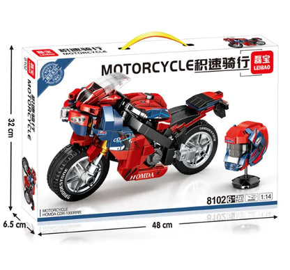 Motorcycle Model Building Block Toy