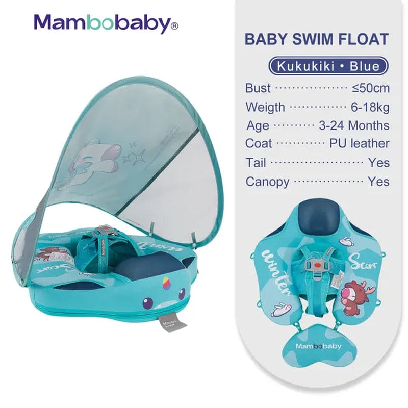 Float VIP 1 Dropshipping Non-Inflatable Baby Float with Canopy Waist Swimming Chest Floater Spa Buoy Trainer Supplier