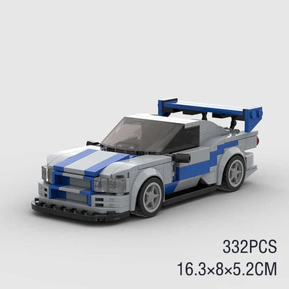 MOC 911 MK4 Supra Speed Champions Racing Car