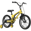 M-F800-14 inch Kids Bike for Girls and Boys, Magnesium Alloy Frame with Auxiliary Wheel, Kids Single Speed Cruiser Bike.