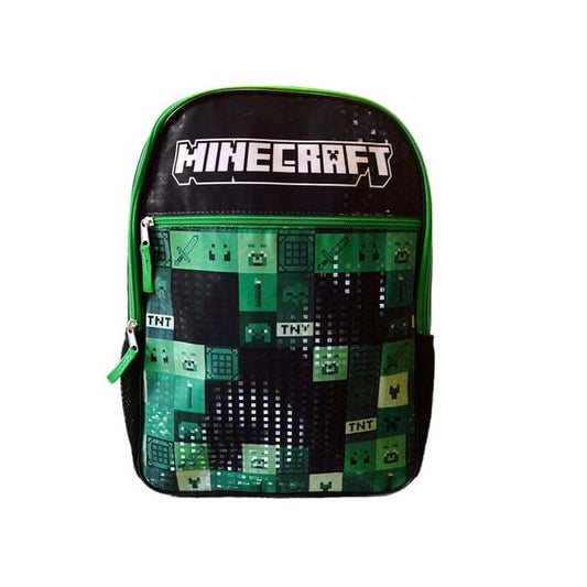 Minecraft Backpack 16" Creeper TNT Kids