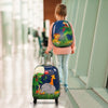 AdventureBuddy Kids Luggage Set: 12” Backpack & 16” Spinner Suitcase with 4-Wheel Ease