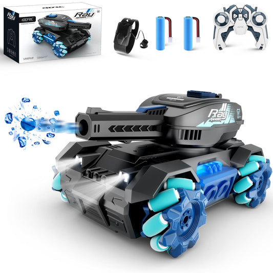 AquaBlaster 4WD Battle RC Crawler – 360° Stunt Truck with Water Bullet Shooter