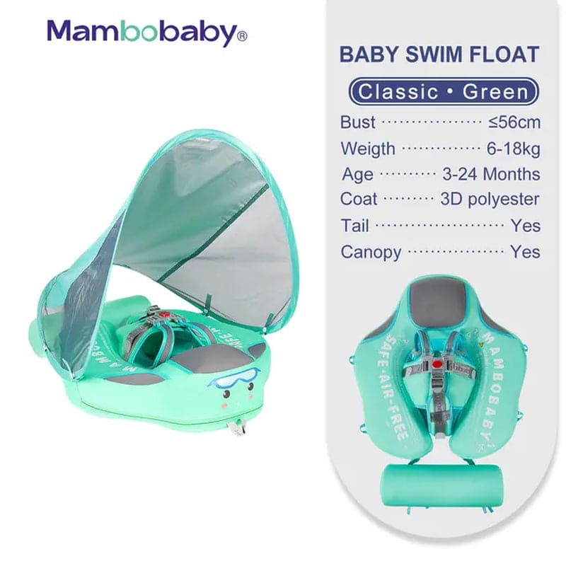 Float VIP 1 Dropshipping Non-Inflatable Baby Float with Canopy Waist Swimming Chest Floater Spa Buoy Trainer Supplier