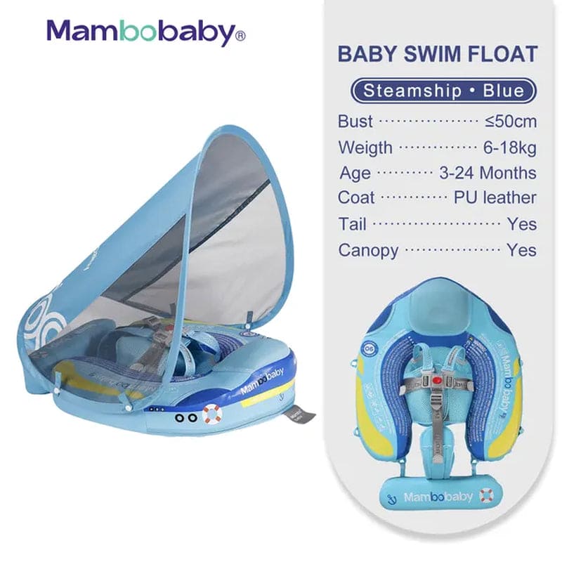 Float VIP 1 Dropshipping Non-Inflatable Baby Float with Canopy Waist Swimming Chest Floater Spa Buoy Trainer Supplier