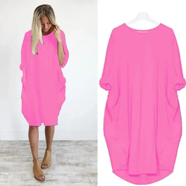 Maternity Loose Sleeve Dress