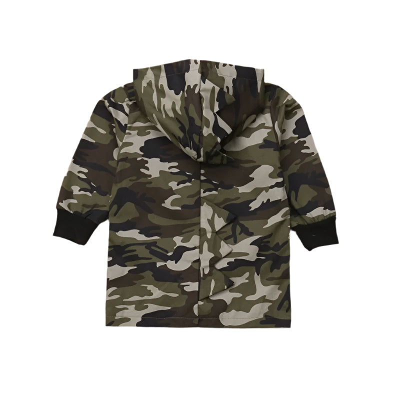 Camouflage Dinosaur Hooded Jacket for Boys