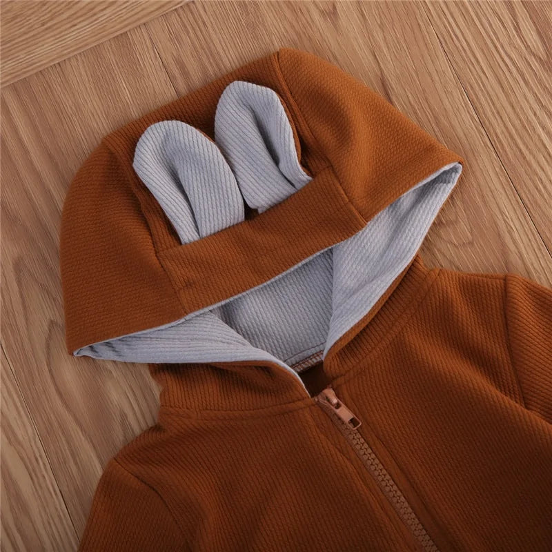 Baby Deer Hooded Jumpsuit