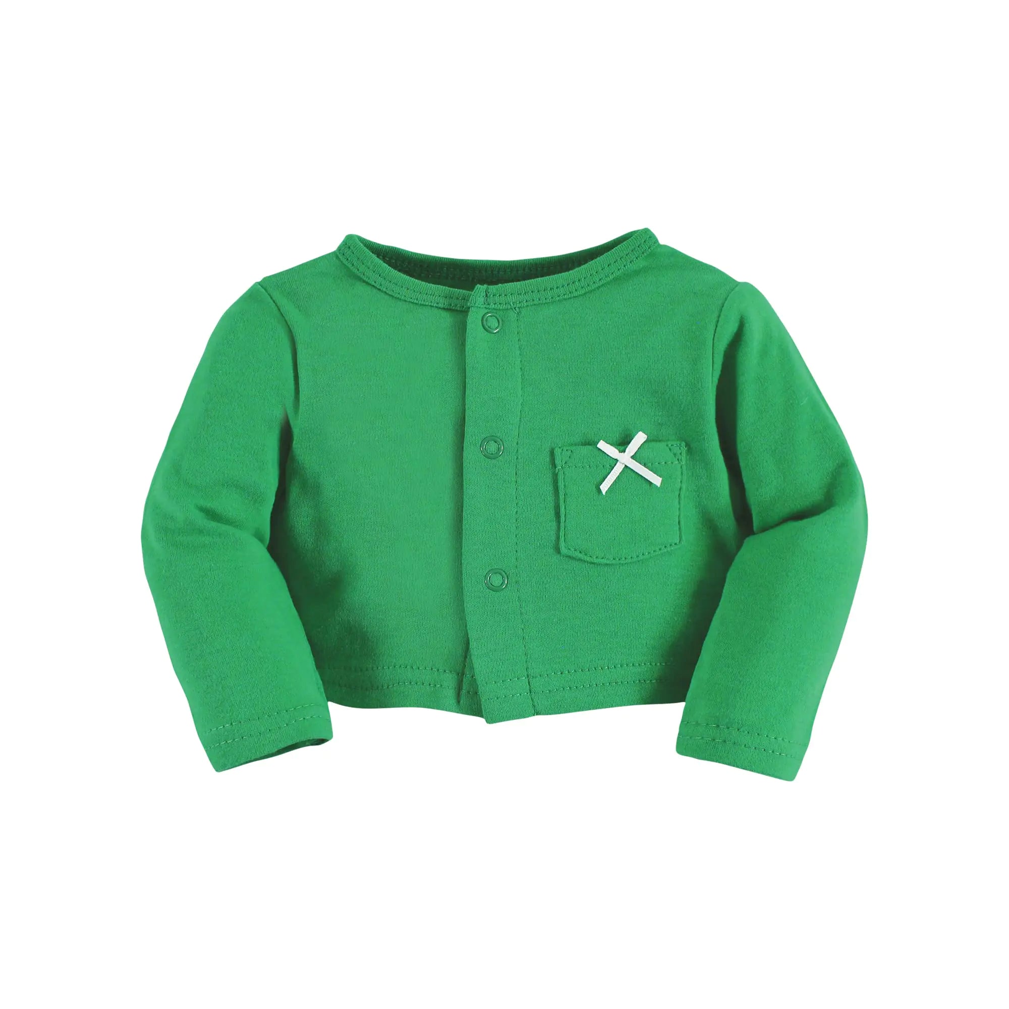 Hudson Baby Baby Girls' Cotton Dress and Cardigan Set 5T Shamrocks