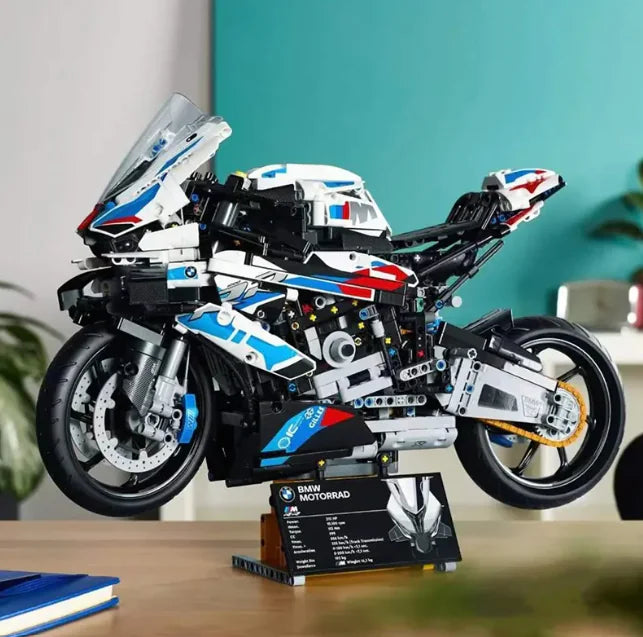 Motorcycle Model Building Block Toy