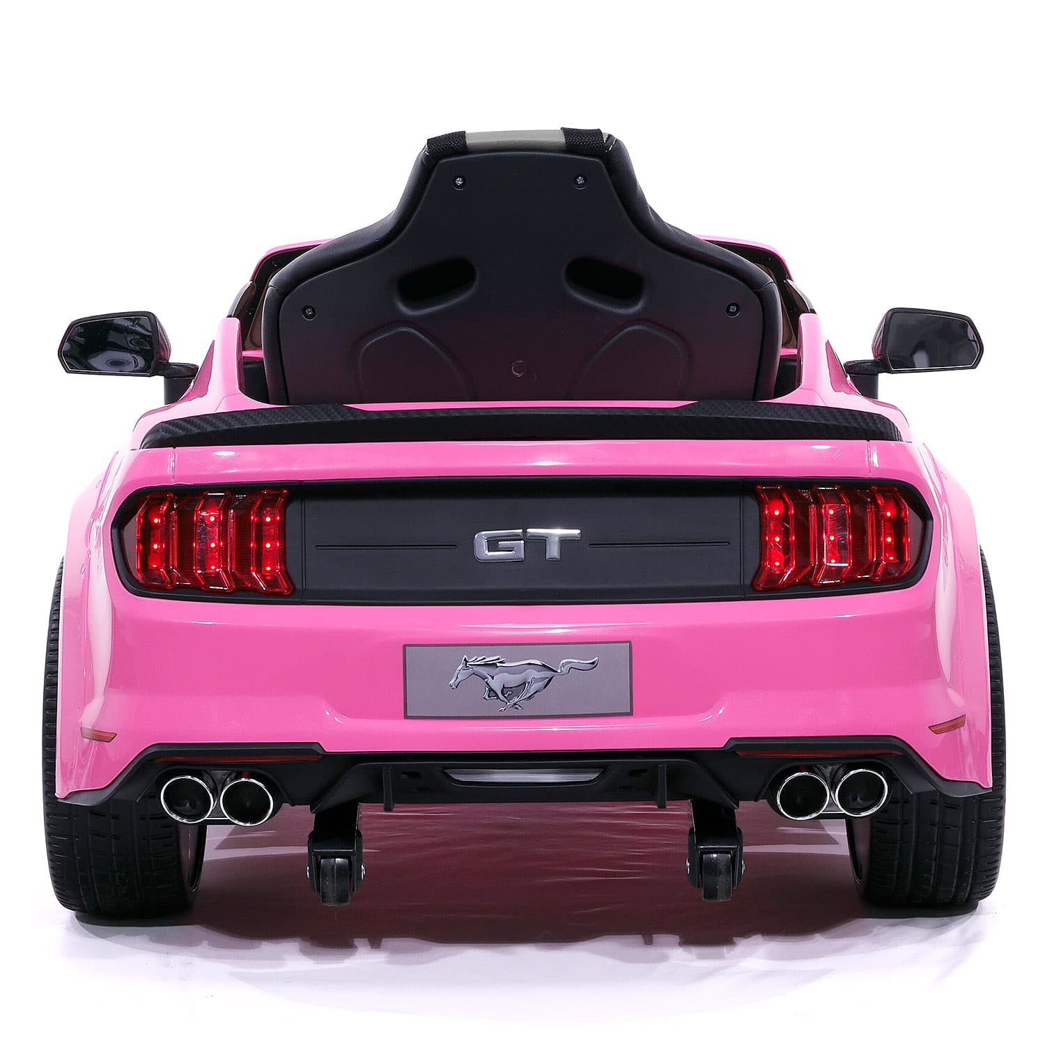 Ford Mustang GT Custom Edition 24V Kids Ride-On Car with R/C Parental Remote | Pink