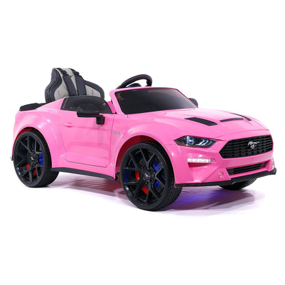 Ford Mustang GT Custom Edition 24V Kids Ride-On Car with R/C Parental Remote | Pink