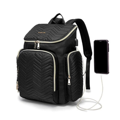 Ultimate Diaper Backpack: Stylish & Functional Baby Bag for Parents on the Go!