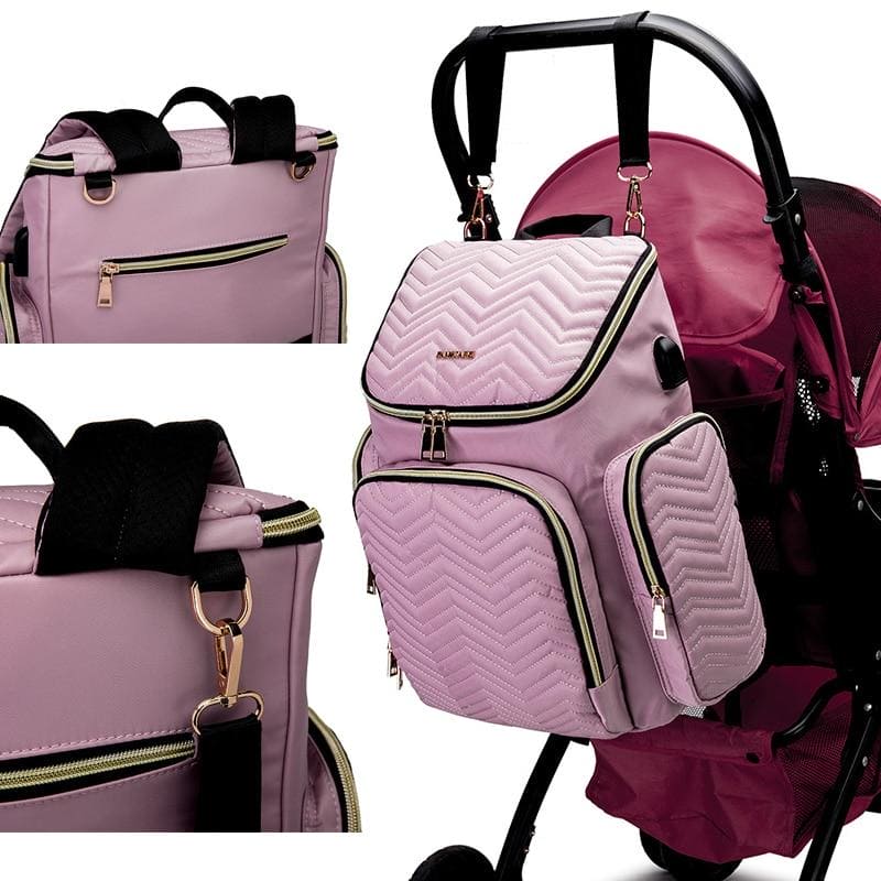 Ultimate Diaper Backpack: Stylish & Functional Baby Bag for Parents on the Go!